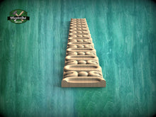 Load image into Gallery viewer, Triple Knot Ovale Molding - Classic Meets Modern Wood Decor, 40", 1 pc, Unpainted, Unique Architectural Detail, Carved Baguette