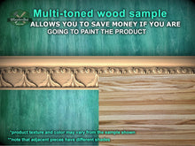 Load image into Gallery viewer, Symphonic Leaf Garland Moulding - Baroque Inspired Decor , 40" Classic & Modern Decor, 1 pc, Unpainted, Wood Carved Baguette