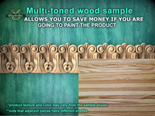 Load image into Gallery viewer, Renaissance Scroll and Acanthus Molding - Artisanal Architectural Trim, 40" Timeless Scrollwork Detail, 1 pc, Unpainted, Carved Baguette