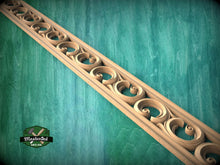 Load image into Gallery viewer, Eternal Scroll Carved Wood Molding - Sophisticated Decor Accent, 40", 1 pc, Unpainted, Unique Architectural Detail, Carved Baguette