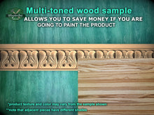 Load image into Gallery viewer, Refined Swirl Pattern Moulding - Artisanal Craftsmanship, 40" Timeless Scrollwork Detail, 1 pc, Unpainted, Carved Baguette