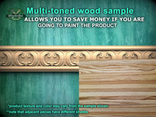 Load image into Gallery viewer, Classic Foliate Scrollwork Molding - Artisan Crafted Detail, 40" Classic & Modern Decor, 1 pc, Unpainted, Wood Carved Baguette