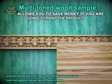 Load image into Gallery viewer, Rococo-Inspired Carved Wood Molding – Luxurious Ornamentation, 40" , 1 pc, Unpainted, Rectangular Wooden Baguette, Furniture Moulding