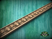 Load image into Gallery viewer, Rococo-Inspired Carved Wood Molding – Luxurious Ornamentation, 40" , 1 pc, Unpainted, Rectangular Wooden Baguette, Furniture Moulding