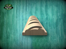 Load image into Gallery viewer, Half Round Twisted Ribbon Rope Moulding - Nautical Elegance, 40" Elegant Wood Detail, 1 pc, Unpainted, Carved Baguette