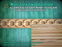 Load image into Gallery viewer, Continuous Ring Chain Moulding - Modern and Traditional Decor , 40" Classic & Modern Decor, 1 pc, Unpainted, Wood Carved Baguette