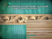 Load image into Gallery viewer, Flowing Line of Acanthus Foliage – Renaissance Acanthus Leaf Moulding, 40", 1 pc, Unpainted, Wooden Baguette, Furniture Moulding