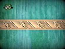 Load image into Gallery viewer, Olive Leaf Wood Molding - Symbol of Peace and Triumph, 40" , 1 pc, Unpainted, Dynamic Foliate Wood Baguette