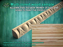 Load image into Gallery viewer, Egg & Dart Elegant Carved Wood Moulding - Vintage-Inspired Carved Baguette for Luxurious Interiors, 40" classical wood cabinet moulding