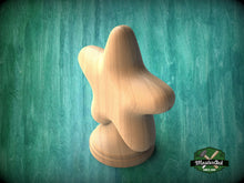 Load image into Gallery viewer, Enchanted Star Wooden Newel Cap - Perfect for Staircase Elegance or Children’s Bed Finial, 1pc, Ornate Decorative Newel Post Wooden Finial