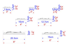 Load image into Gallery viewer, Elegant Leaf Scroll Molding - Classic Fleur-de-Lis Design, 40" Decorative wooden moulding for cornices and friezes, 1 pc, Unpainted