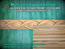 Load image into Gallery viewer, Scandinavian Inspired Continuous Loop Molding, 40" Elegant Wood Detail, 1 pc, Unpainted, Carved Baguette