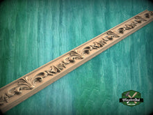 Load image into Gallery viewer, Classic Leaf Swirl Molding - Historical Acanthus Trim, 40", 1 pc, Unpainted, Unique Architectural Detail, Carved Baguette