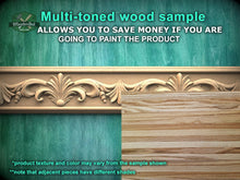 Load image into Gallery viewer, Classic Leaf Swirl Molding - Historical Acanthus Trim, 40", 1 pc, Unpainted, Unique Architectural Detail, Carved Baguette