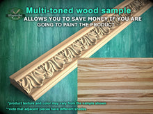 Load image into Gallery viewer, Classic Acanthus Rhythm Moulding - Greek Revival, 40" Elegant Wood Detail, 1 pc, Unpainted, Carved Baguette