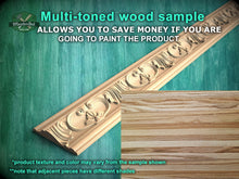 Load image into Gallery viewer, Regal Acanthus Scroll Molding - Architectural Grandeur, 40" Decorative wooden moulding for cornices and friezes, 1 pc, Unpainted, Baguette