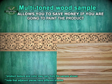 Load image into Gallery viewer, Timeless Celtic: Interwoven Wood Moulding – Wood Carved Design, 40" Celtic Style Wood Trim, 1 pc, Unpainted, Baguette