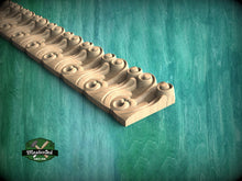 Load image into Gallery viewer, Renaissance Scroll and Acanthus Molding - Artisanal Architectural Trim, 40" Timeless Scrollwork Detail, 1 pc, Unpainted, Carved Baguette