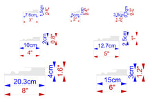 Load image into Gallery viewer, Versatile Natural Wood Moulding with Convex Strip - Ideal for Interior Decor, 40" wooden moulding for cornices , 1 pc, Unpainted, Baguette