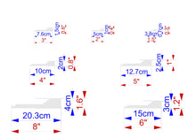 Load image into Gallery viewer, Stepped Profile Wood Molding - Elegant and Versatile Trim, 40" wood molding for walls and ceilings , 1 pc, Unpainted, Baguette