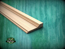 Load image into Gallery viewer, Stepped Profile Wood Molding - Elegant and Versatile Trim, 40" wood molding for walls and ceilings , 1 pc, Unpainted, Baguette