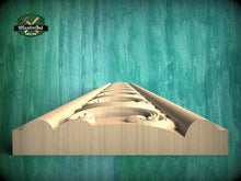 Load image into Gallery viewer, Classic Foliate Scrollwork Molding - Artisan Crafted Detail, 40" Classic & Modern Decor, 1 pc, Unpainted, Wood Carved Baguette