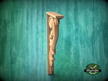 Load image into Gallery viewer, Acanthus Leaf Baroque Wood Corbel - Classical Artistry, Unpainted, Decorative Carved Wooden Corbel, Home Wall Embellishments