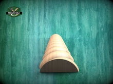 Load image into Gallery viewer, Half Round Rope Twist Moulding - Subtle Elegance, 40" Elegant Wood Detail, 1 pc, Unpainted, Carved Baguette, Twisted Rope Wood Molding