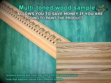 Load image into Gallery viewer, Timeless Acanthus Leaf Molding with Contemporary Blocks - Stylish Decor Accent, 40" Elegant Wood Detail, 1 pc, Unpainted, Carved Baguette