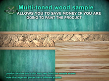 Load image into Gallery viewer, Lush Laurel Leaf Garland Molding - Elegant Natural Decor, 40" Symbolic Architectural Detail, 1 pc, Unpainted, Carved Baguette