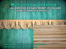 Load image into Gallery viewer, Baroque Style Cascade Molding - Ornate Architectural Element, 40" Decorative wooden moulding , 1 pc, Unpainted, Wood Baguette