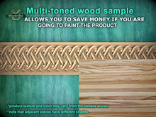 Load image into Gallery viewer, Infinite Rose Weave Molding - Eternity & Beauty Interwoven, 40" Intricate Celtic Knot, 1 pc, Unpainted, Baguette