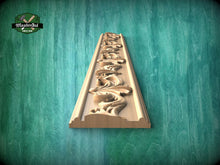 Load image into Gallery viewer, Classic Leaf Swirl Molding - Historical Acanthus Trim, 40", 1 pc, Unpainted, Unique Architectural Detail, Carved Baguette