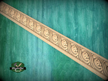 Load image into Gallery viewer, Scroll Leaf Harmony Moulding , 40" Classic & Modern Decor, 1 pc, Unpainted, Wood Carved Baguette