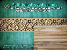 Load image into Gallery viewer, Ornate Swirl Acanthus Molding – Classic Wood Carved Design, 40", 1 pc, Unpainted, Baguette