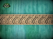 Load image into Gallery viewer, Ornate Swirl Acanthus Molding – Classic Wood Carved Design, 40", 1 pc, Unpainted, Baguette