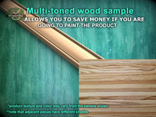 Load image into Gallery viewer, Unique Rounded Carved Molding - Versatile Architectural Trim, 40" wooden moulding for cornices , 1 pc, Unpainted, Baguette