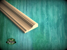 Load image into Gallery viewer, Refined Carved Wooden Moulding - Classic and Modern Design, 40" Elegant Wood Detail, 1 pc, Unpainted, Carved Baguette