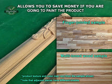 Load image into Gallery viewer, Carved Pilasters, Set 2pc, Pair of Carved Wood Trim Post Pillars