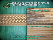 Load image into Gallery viewer, Infinite Rose Weave Molding - Eternity & Beauty Interwoven, 40" Intricate Celtic Knot, 1 pc, Unpainted, Baguette