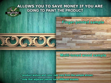 Load image into Gallery viewer, Eternal Scroll Carved Wood Molding - Sophisticated Decor Accent, 40", 1 pc, Unpainted, Unique Architectural Detail, Carved Baguette