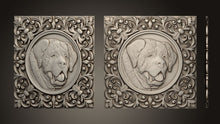 Load image into Gallery viewer, Custom order.  Carved ceiling panels of Oak  CP-1L , CP-1R, CP-2