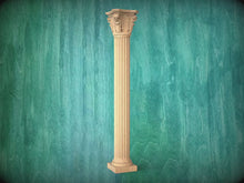 Load and play video in Gallery viewer, The Elegant Wooden Corinthian Column, Corinthian Wood Column for Architectural Beauty, 1pc, Unpainted