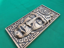 Load image into Gallery viewer, African mask made of wood, wooden carving, wall hangign, wall panno, wall decor