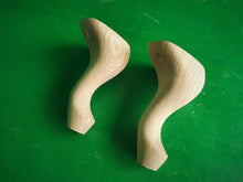 Load image into Gallery viewer, Small Furniture  Legs, Set 2pc, for the table, classic style legs, baroque legs, wooden legs