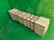 Load image into Gallery viewer, Carved balustrade of wood, carved banister of wood, stair balusters, Custom size wood balusters for stairs
