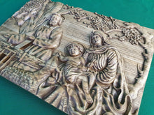 Load image into Gallery viewer, Birth of Christ | Nativity of Jesus | Orthodox Wooden Icon, Wood carved religious Icon