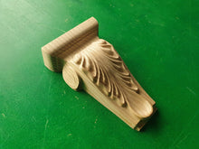 Load image into Gallery viewer, Carved Corbels, Antique Wood Shelf Bracket, Cornice Corbel Entablature