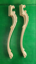 Load image into Gallery viewer, Beautiful Carved Cabriole Legs, Set 2pc, for the table