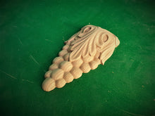 Load image into Gallery viewer, Carved Wooden Corbels Unpainted, Home Wall Embellishments, wood onlays, wood wall art decor